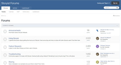 Desktop Screenshot of forums.storyist.com