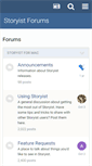 Mobile Screenshot of forums.storyist.com